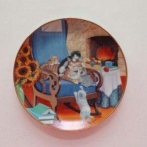 Collectible Limited Edition Cat Plates 3 Set 2429